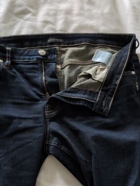 Silver Jeans Eddie Slim Straight Dark Blue Denim Jeans